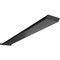 Ekena Millwork 2 1/2"W x 24"D Countertop Island Steel Heavy Duty Bracket w/ Flange, Powder Coated Black BKTM02X24IBPBL - alternate 1